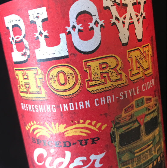 BLOW HORN chai spiced cider 4%